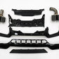 Rear Diffuser Double Outlet for BMW X3 G01 LCI M-Sport 2021+ Tips M Look Black