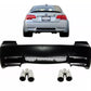 Rear Bumper for BMW 3 Series E92 E93 2006-2010 M3 Design Exhaust Muffler Tips