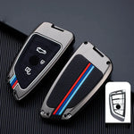 Metal Car Key Case Fob Cover Holder Shell for BMW X1 X3 X5 X6 Accessories