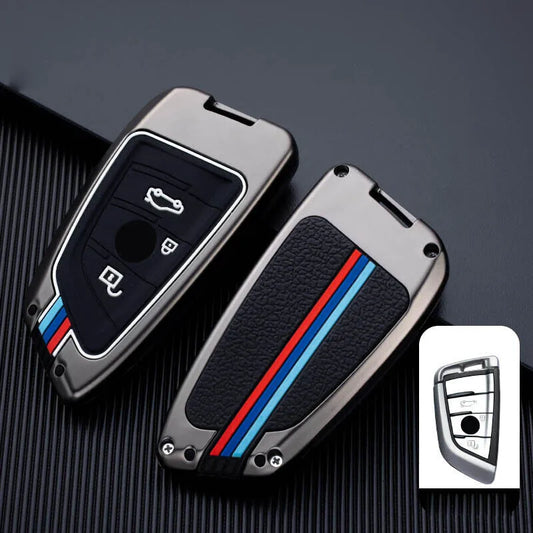 Metal Car Key Case Fob Cover Holder Shell for BMW X1 X3 X5 X6 Accessories