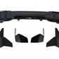 Aero Body Kit Bumper Lip Diffuser for BMW X5 G05 2018-2022 M Look Glossy Black