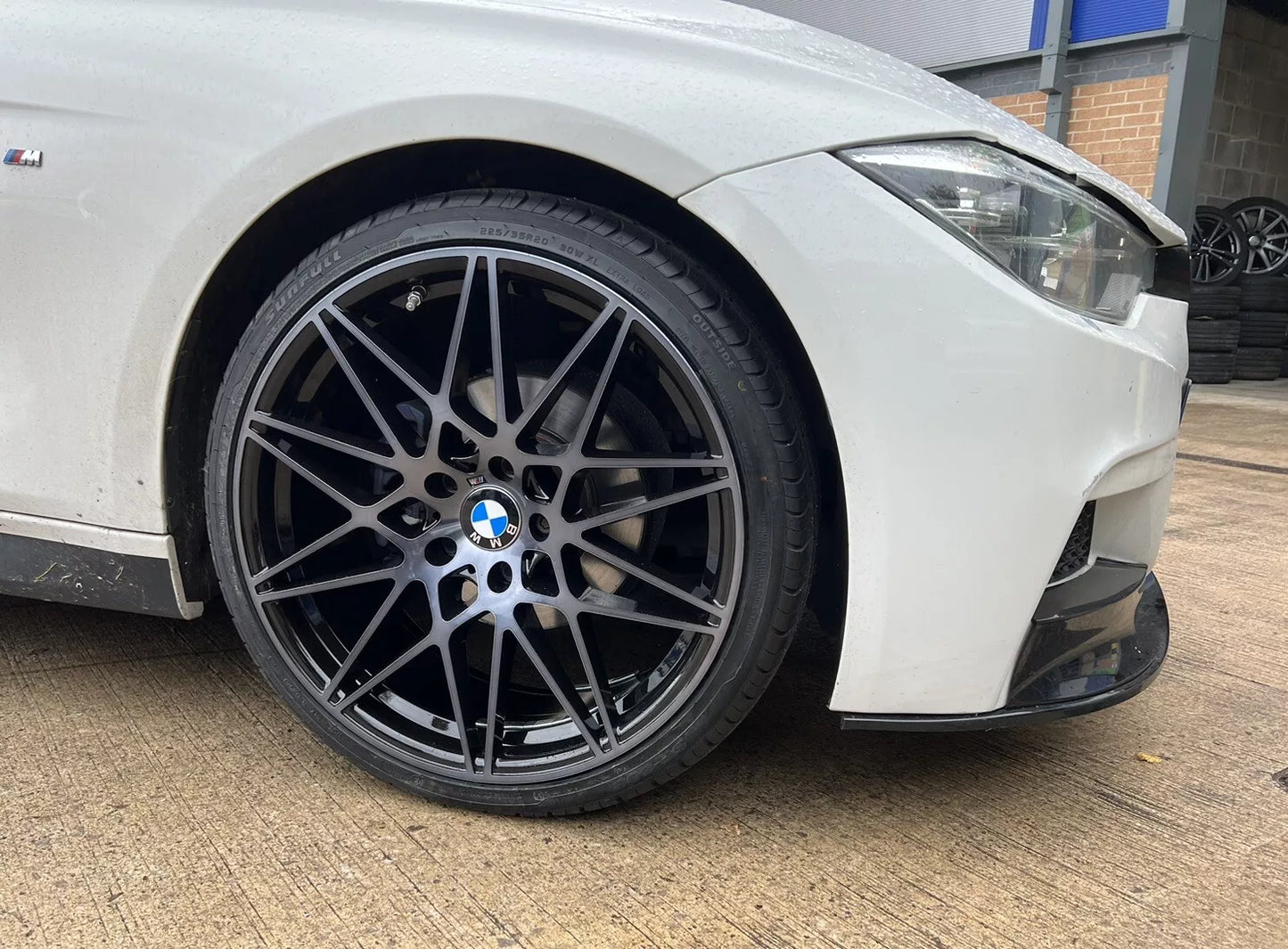 BMW M3 M4 Style 666M 20” Staggered 5x120 Alloy Wheels Black Tinted