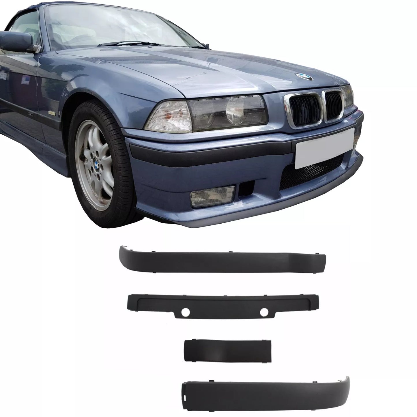 Front Bumper Panels Trims Moldings for BMW 3 Series E36 M3 1992-1998