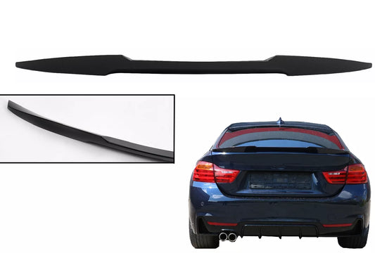 Trunk Spoiler Wing for BMW 4 Series F36 Gran Coupe 2014-2019 M4 Design Black