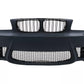 Bumper Kidney Grilles for BMW 1 Series E81 E82 E87 E88 2004-2011 1M Look