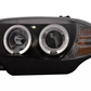 Angel Eyes Headlights for BMW 1 E81 E82 E87 E88 04-11 Black