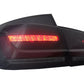 LED BAR Taillights for BMW 3 F30 Pre LCI LCI 11-19 Black Smoke Dynamic Light