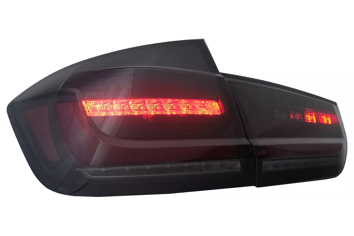 LED BAR Taillights for BMW 3 F30 Pre LCI LCI 11-19 Black Smoke Dynamic Light