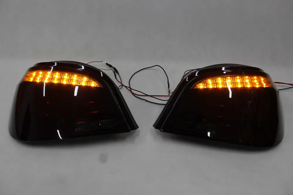 LED Taillights For BMW E60 07.03-02.07 SMOKE LED BAR