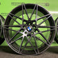 BMW M3 M4 Style 666M 20” Staggered 5x120 Alloy Wheels Black Tinted