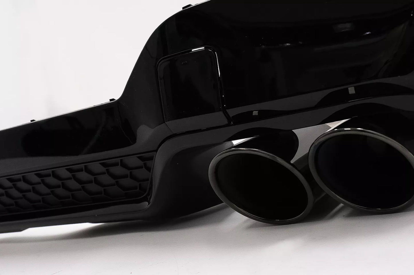 Rear Diffuser Double Outlet for BMW X3 G01 LCI M-Sport 2021+ Tips M Look Black