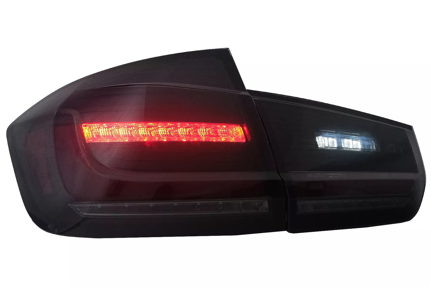 LED BAR Taillights for BMW 3 F30 Pre LCI LCI 11-19 Black Smoke Dynamic Light