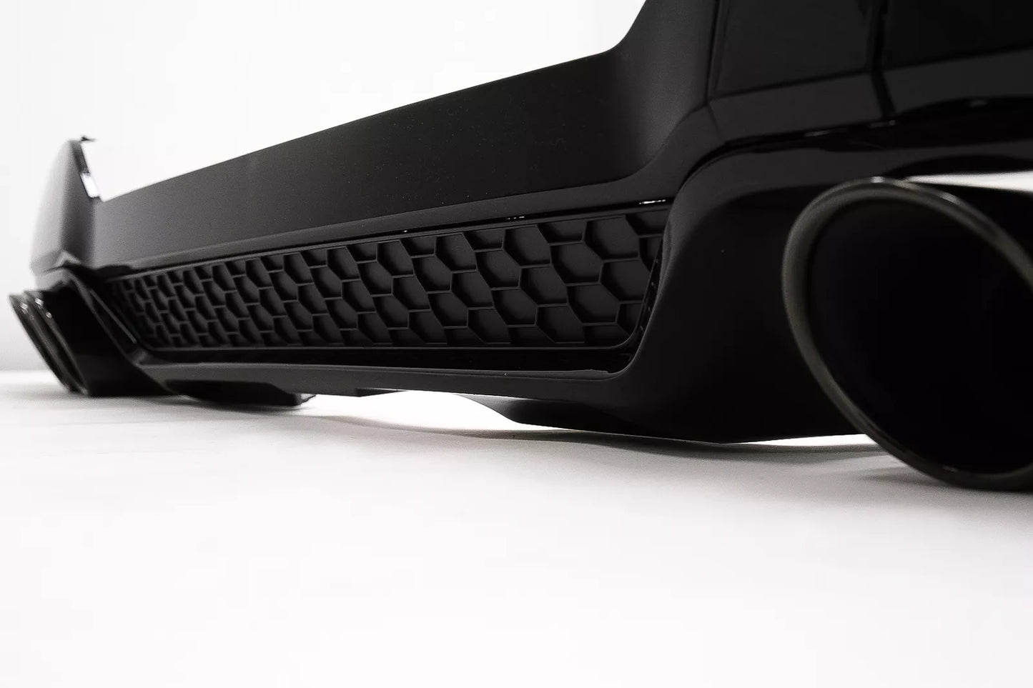 Rear Diffuser Double Outlet for BMW X3 G01 LCI M-Sport 2021+ Tips M Look Black