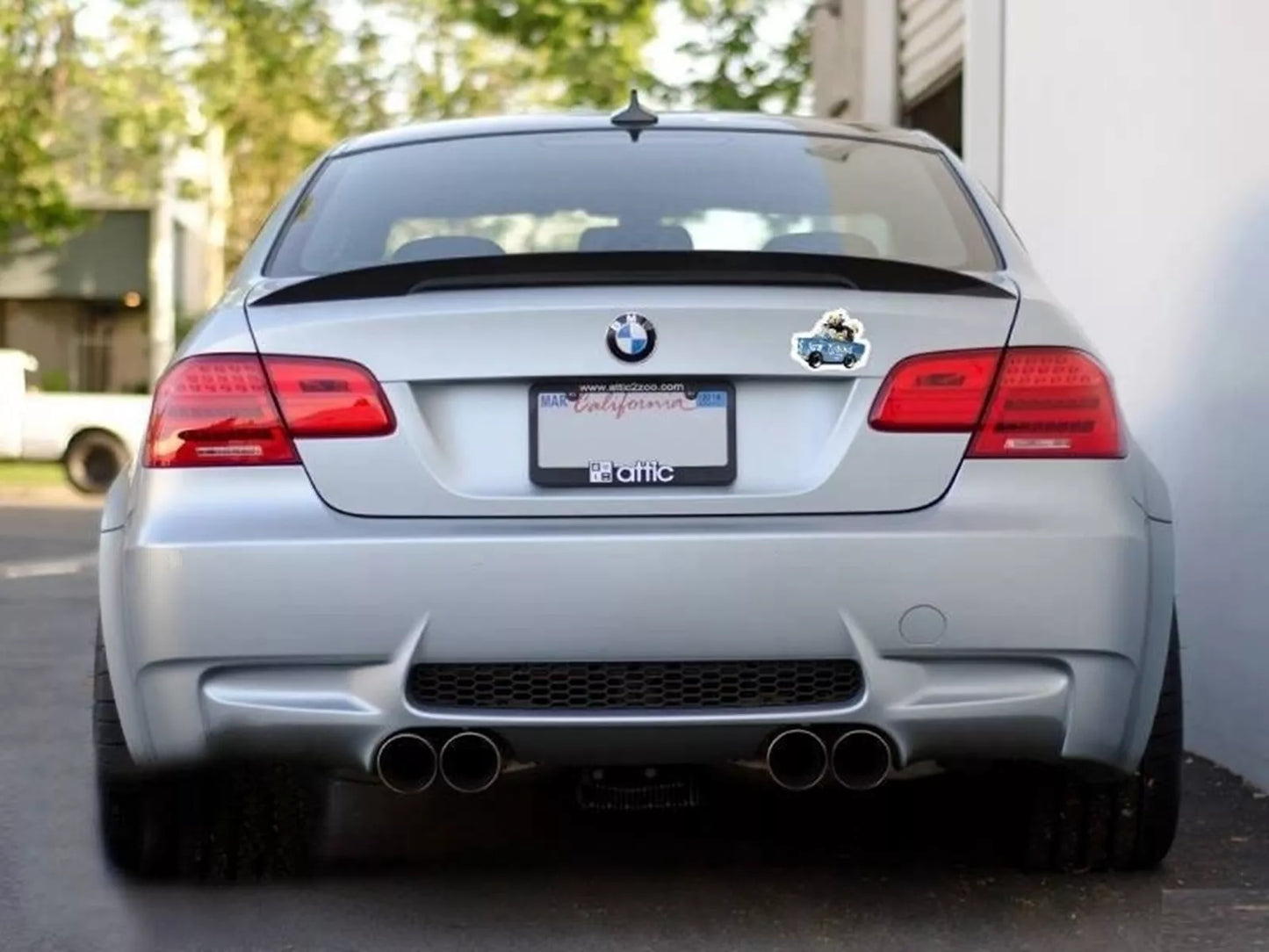 Rear Bumper for BMW 3 Series E92 E93 2006-2010 M3 Design Exhaust Muffler Tips