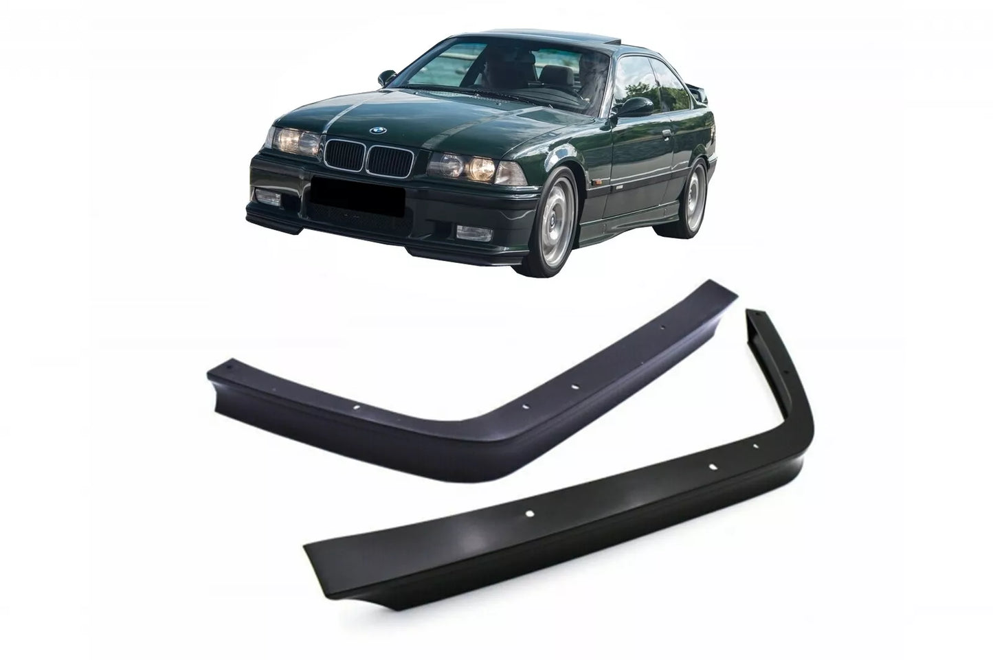 Front Bumper for BMW 3 Series E36 92-98 Spoiler Splitters Flaps M3 Design