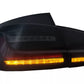 LED BAR Taillights for BMW 3 F30 Pre LCI LCI 11-19 Black Smoke Dynamic Light