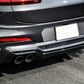 Rear Bumper Spoiler Diffuser Double Outlet Exhaust Tips for BMW X4 G02 18+ M Sport