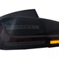 LED BAR Taillights for BMW 3 F30 Pre LCI LCI 11-19 Black Smoke Dynamic Light