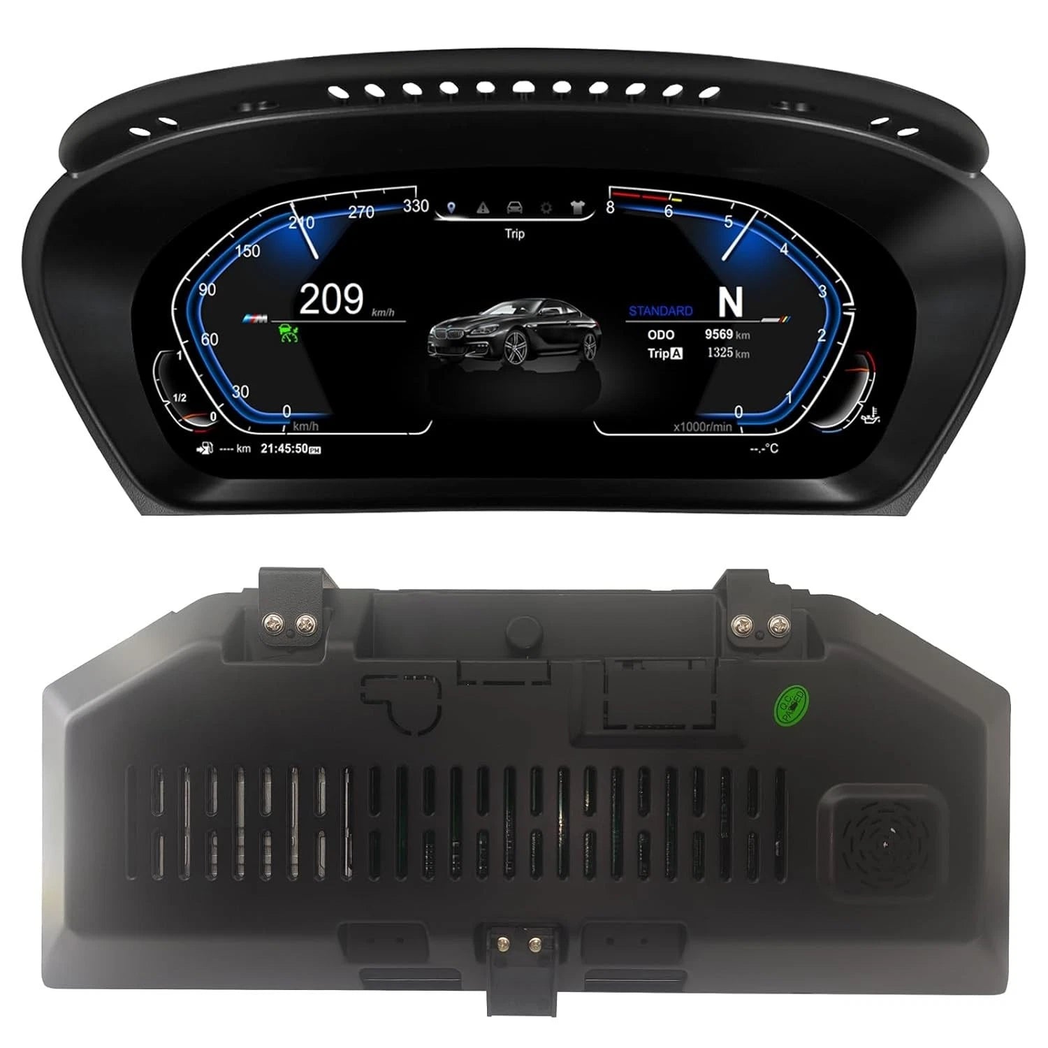 12.3" Digital LCD Dash Kit Cluster Speedometer For BMW 5 X5 E70 X6 E71 2007-2013