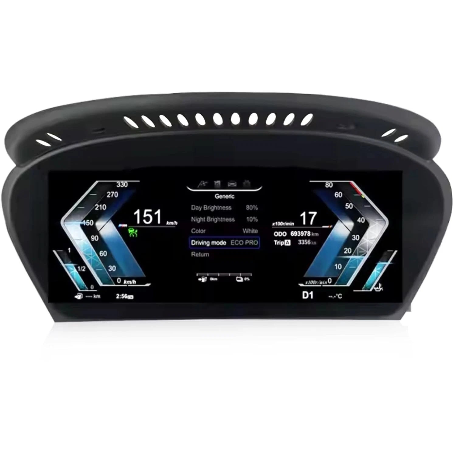 12.3" Digital LCD Dash Kit Cluster Speedometer For BMW 5 X5 E70 X6 E71 2007-2013