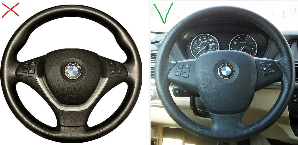 07-14 BMW X5 E70 E70LCi GLOSSY CARBON STEERING WHL CONTROL BUTTONS SWITCH heated